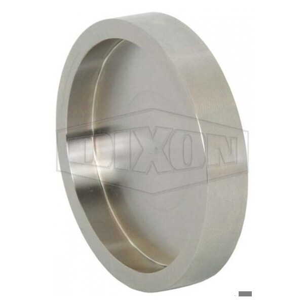 Solid End Cap, 6 in, Female I-Line, 304 SS, Domestic